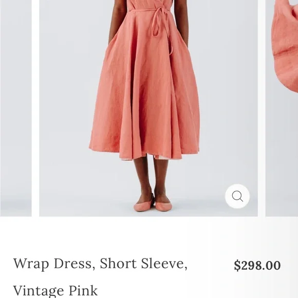 Son de Flor Vintage Pink Wrap Dress - Picture 6 of 6